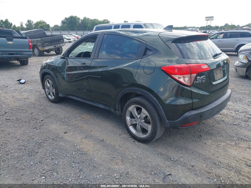 Vin: 3czru5h39jm710420, lot: 46606613, honda hr-v lx 20183