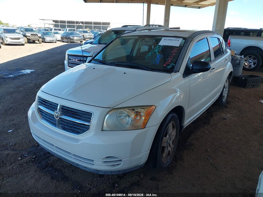 2009 Dodge Caliber Sxt, Normal Wear & Tear, IAAI, VIN 1B3HB48A49D108095 — photo 2