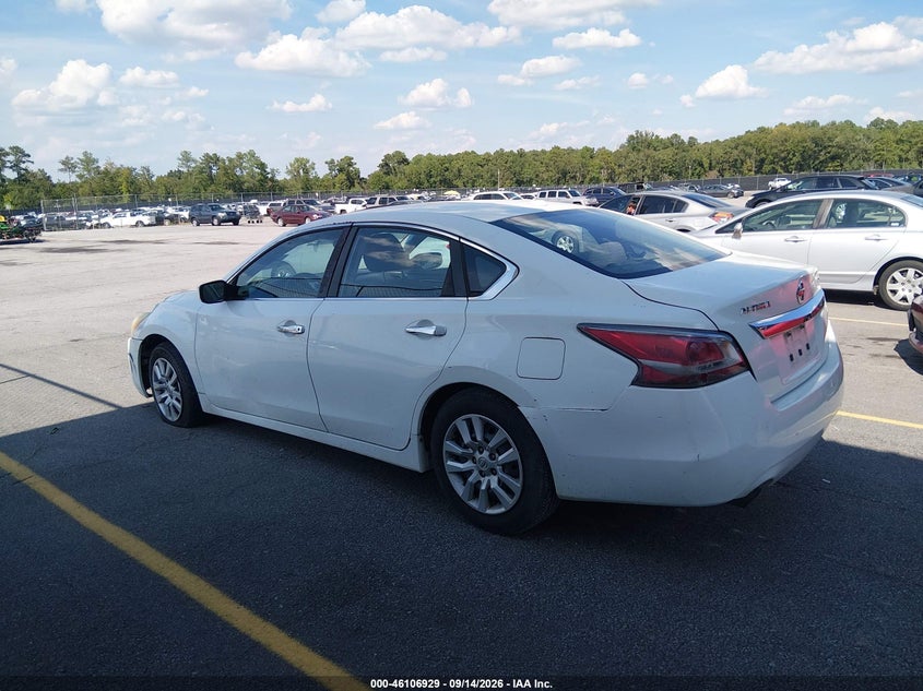 Vin: 1n4al3apxfn385321, lot: 46606645, nissan altima 2.5/2.5 s/2.5 sl/2.5 sv 20153