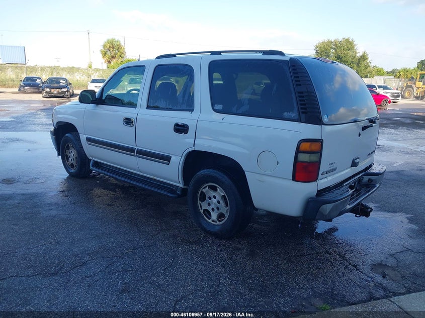 CHEVROLET TAHOE 2005 VIN 1GNEC13V25R195054