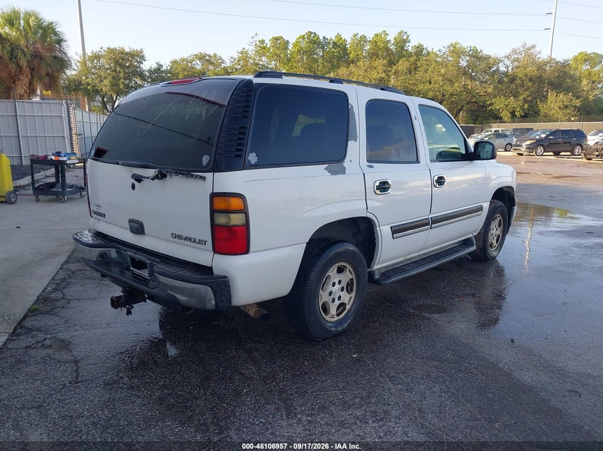 CHEVROLET TAHOE 2005 VIN 1GNEC13V25R195054
