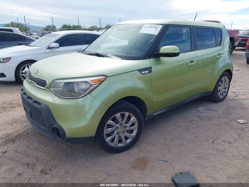 Vin: kndjn2a28e7709310, lot: 46606703, kia soul 20142