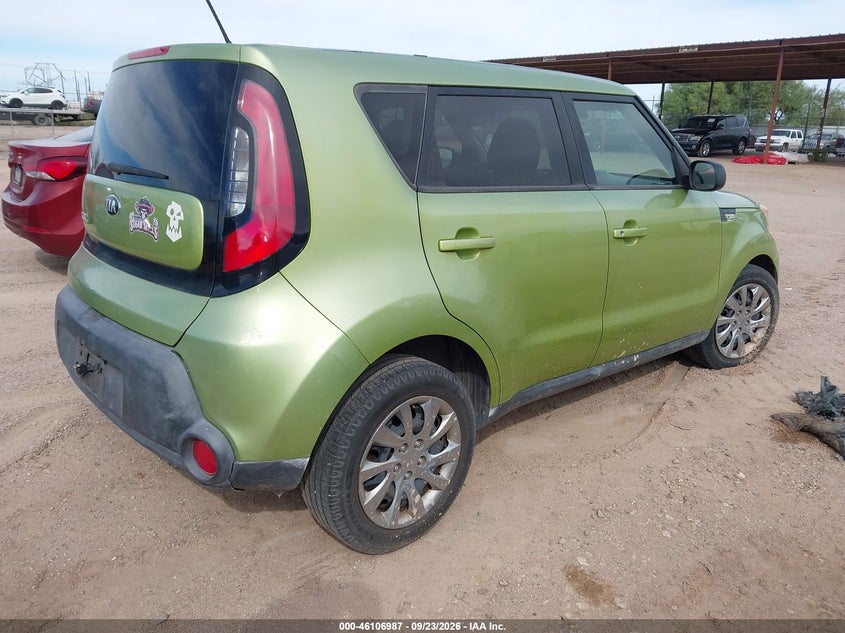 Vin: kndjn2a28e7709310, lot: 46606703, kia soul 20144