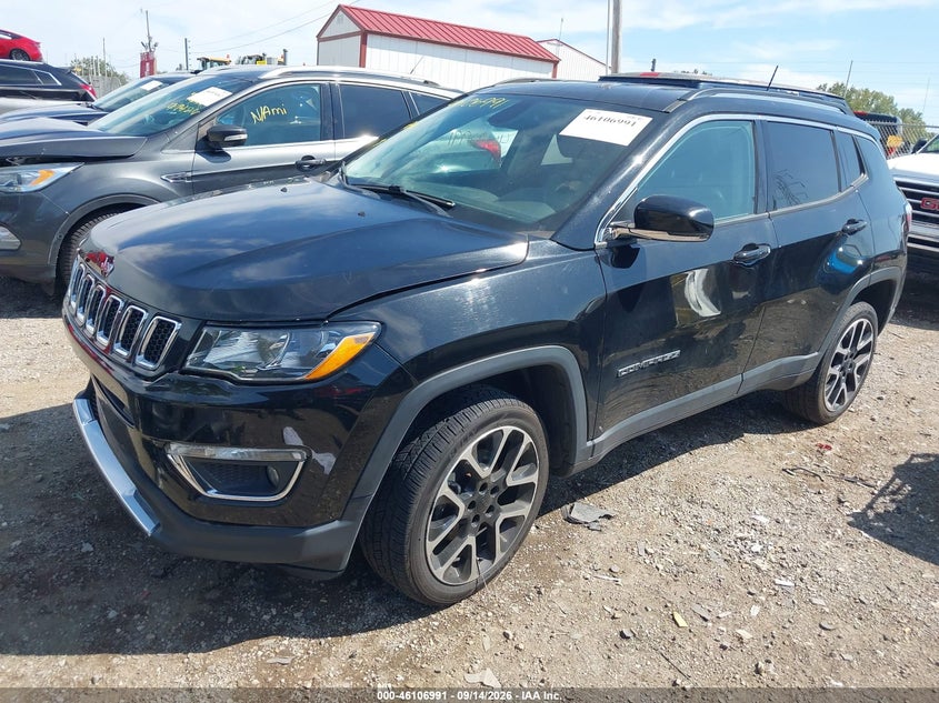 Vin: 3c4njdcb2jt376131, lot: 46606707, jeep compass limited 4x4 20182