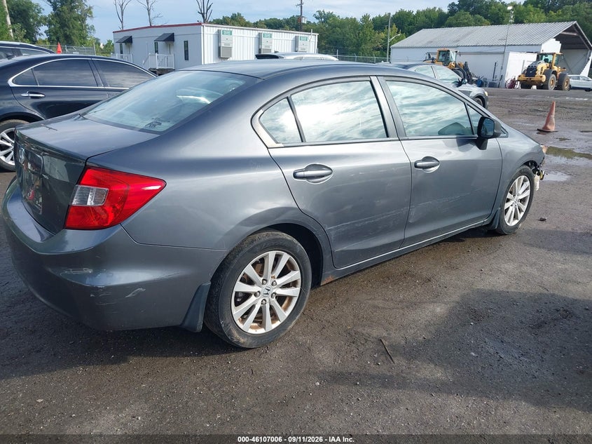 Vin: 2hgfb2f95ch547840, lot: 46606722, honda civic ex-l 20124