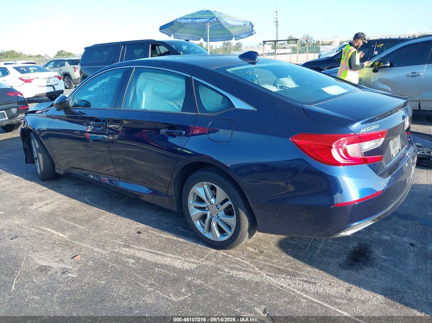 Vin: 1hgcv1f14ja069212, lot: 46606732, honda accord lx 20183