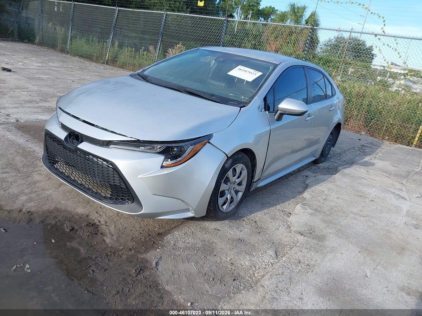 2020 TOYOTA COROLLA auction photo 2