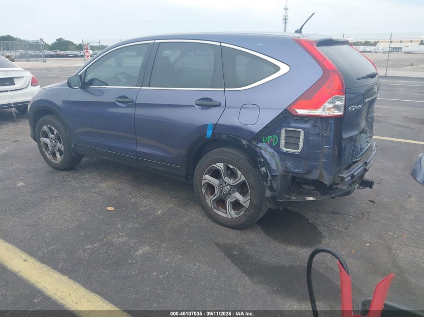 Vin: 2hkrm4h30eh653410, lot: 46606751, honda cr-v lx 20143