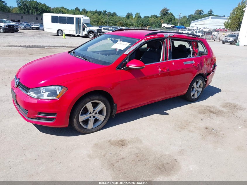 2015 VOLKSWAGEN GOLF SPORTWAGEN auction photo 2