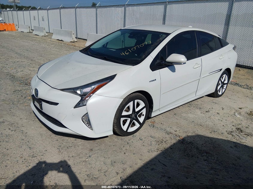 Vin: jtdkarfu1g3024112, lot: 46606789, toyota prius four touring 20162