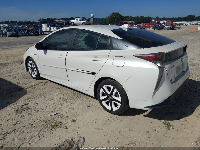 Vin: jtdkarfu1g3024112, lot: 46606789, toyota prius four touring 20163