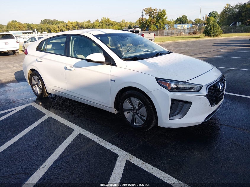 Vin: kmhc65lc6lu221156, lot: 46606798, hyundai ioniq hybrid blue 20201