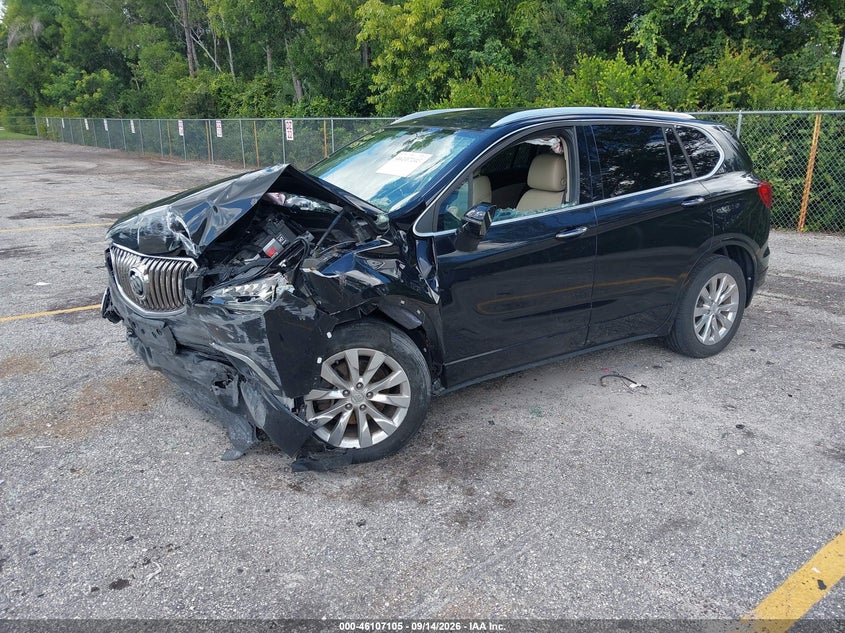 Vin: lrbfxbsa7hd013354, lot: 46606821, buick envision essence 20172