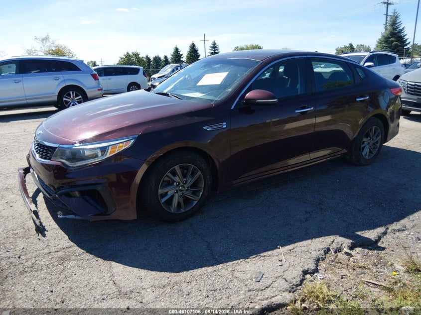 Vin: 5xxgt4l33kg334687, lot: 46606822, kia optima lx 20192