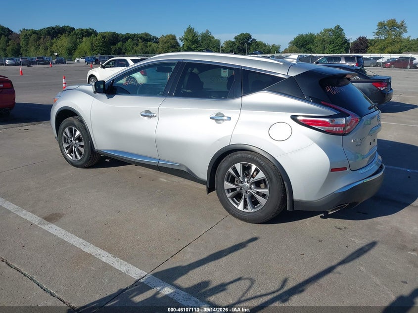 Vin: 5n1az2mh6hn135239, lot: 46606829, nissan murano sl 20173