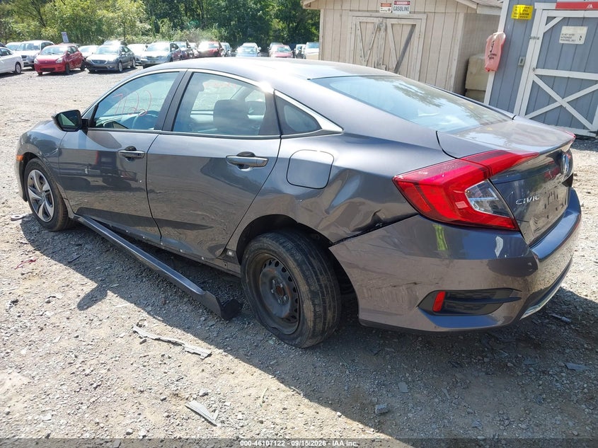 Vin: 2hgfc2f66kh576331, lot: 46606838, honda civic lx 20193