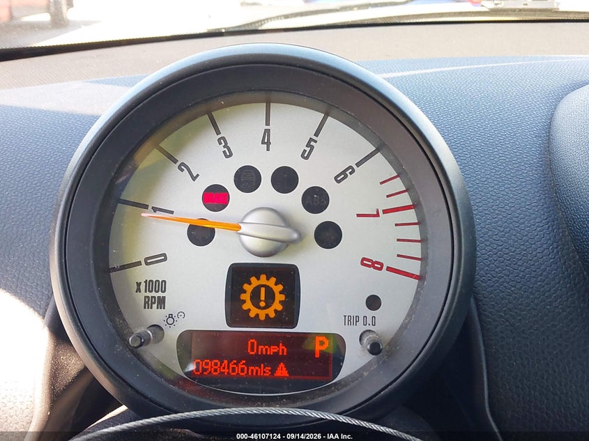 MINI COOPER S COUNTRYMAN 2011 VIN WMWZC5C51BWL53668