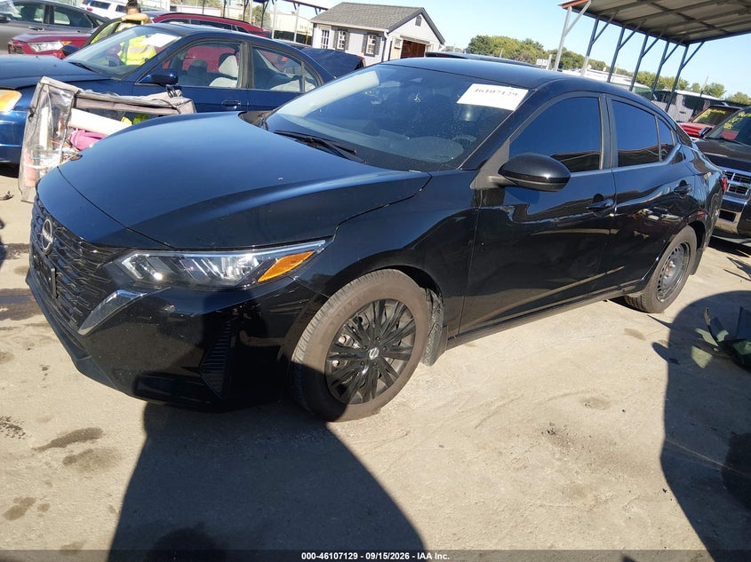 Vin: 3n1ab8bv2ry295355, lot: 46606845, nissan sentra s xtronic cvt 20242