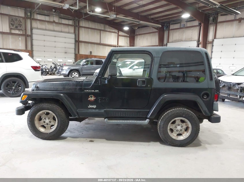 JEEP WRANGLER 2002 VIN 1J4FA59S32P764888