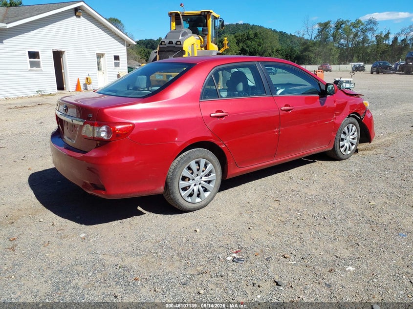 Vin: 2t1bu4ee4cc799722, lot: 46606855, toyota corolla le 20124
