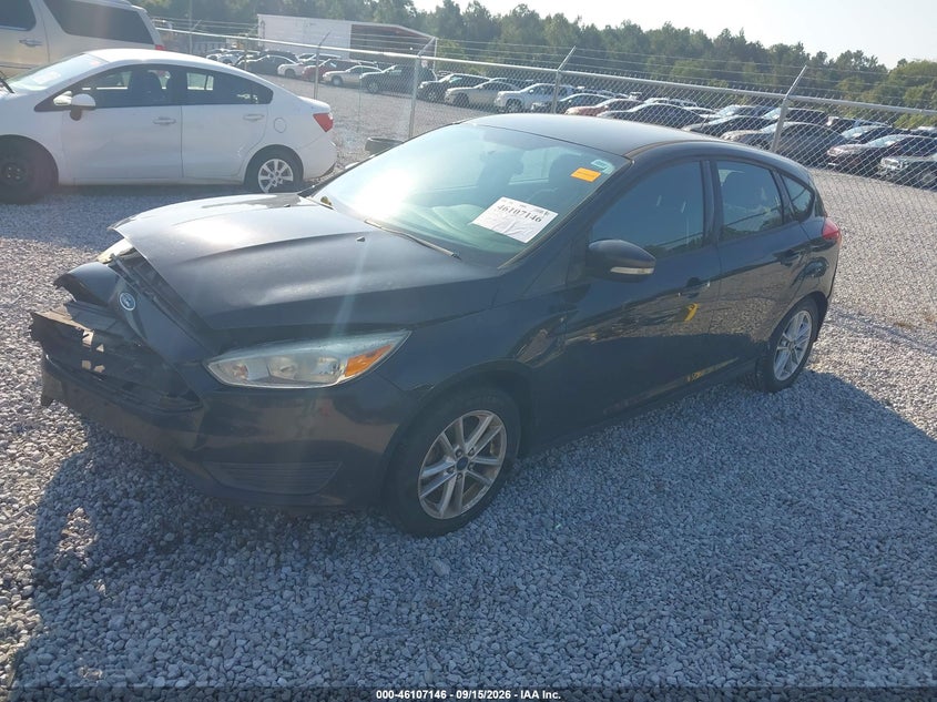 Vin: 1fadp3k26fl263541, lot: 46606862, ford focus se 20152