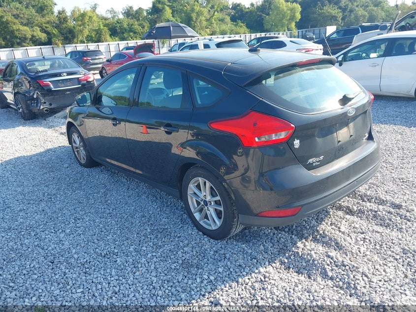 Vin: 1fadp3k26fl263541, lot: 46606862, ford focus se 20153