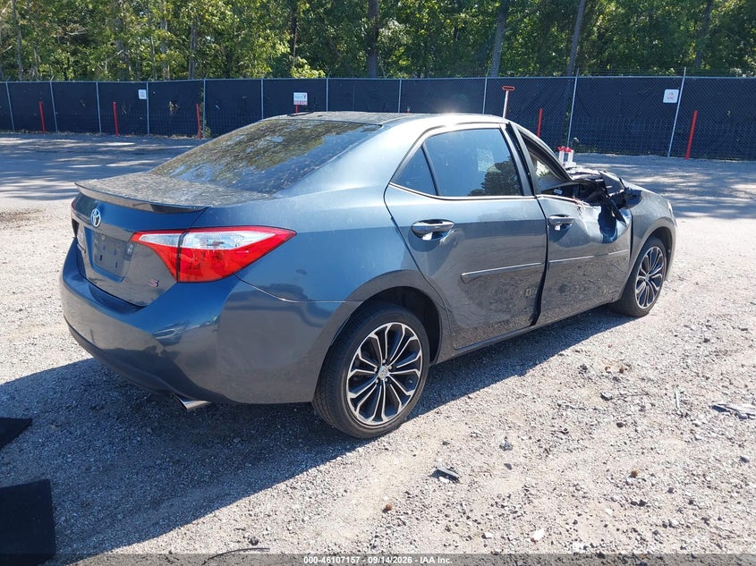 Vin: 2t1burhe0gc492823, lot: 46606873, toyota corolla s plus 20164