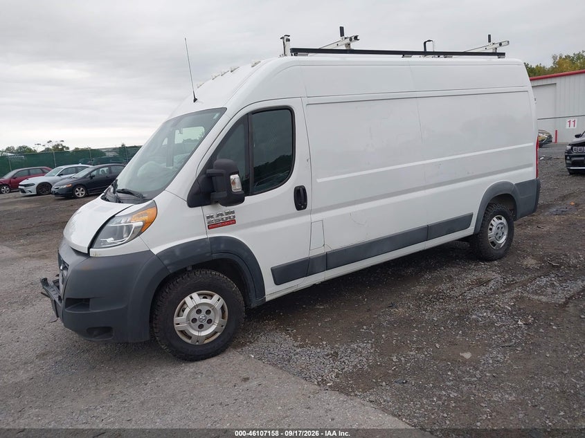 Vin: 3c6trvdg4je161667, lot: 46606874, ram promaster 2500 high roof 159 wb 20182