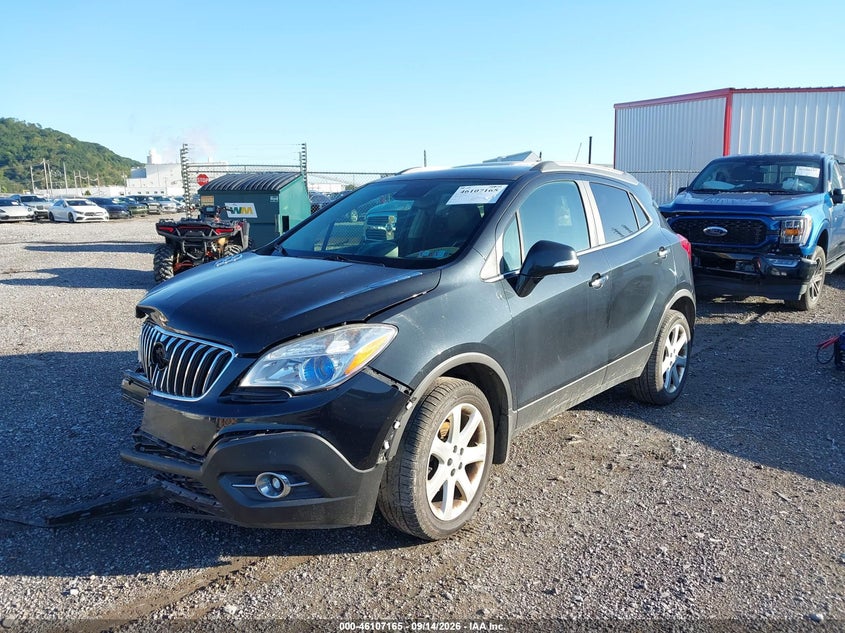 Vin: kl4cjhsb0fb264494, lot: 46606881, buick encore premium 20152