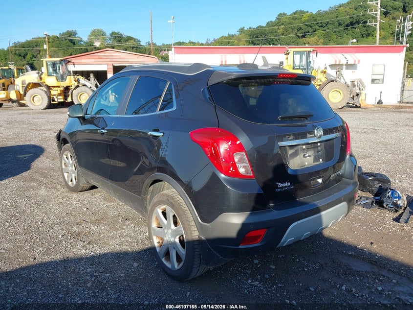 Vin: kl4cjhsb0fb264494, lot: 46606881, buick encore premium 20153