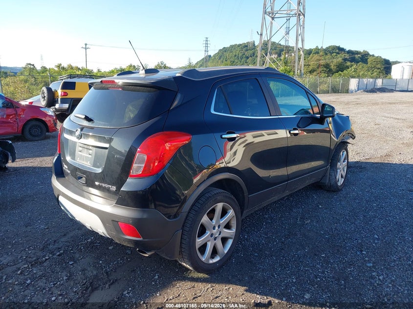 Vin: kl4cjhsb0fb264494, lot: 46606881, buick encore premium 20154