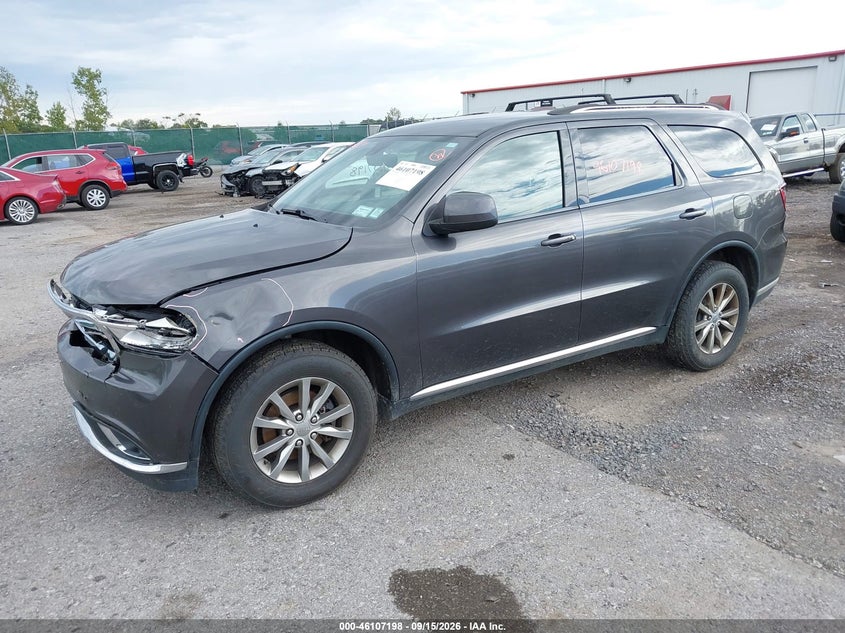 Vin: 1c4rdjag1hc619441, lot: 46606914, dodge durango sxt awd 20172