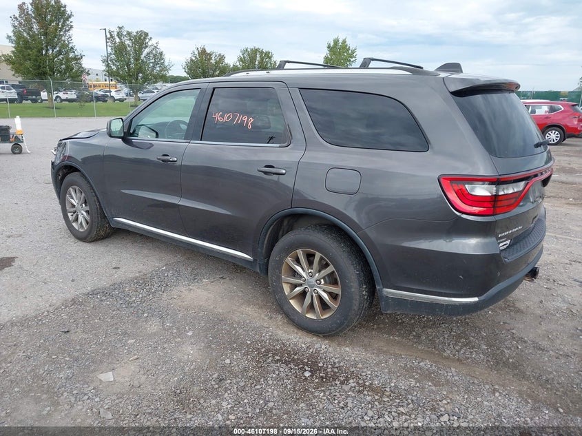 Vin: 1c4rdjag1hc619441, lot: 46606914, dodge durango sxt awd 20173