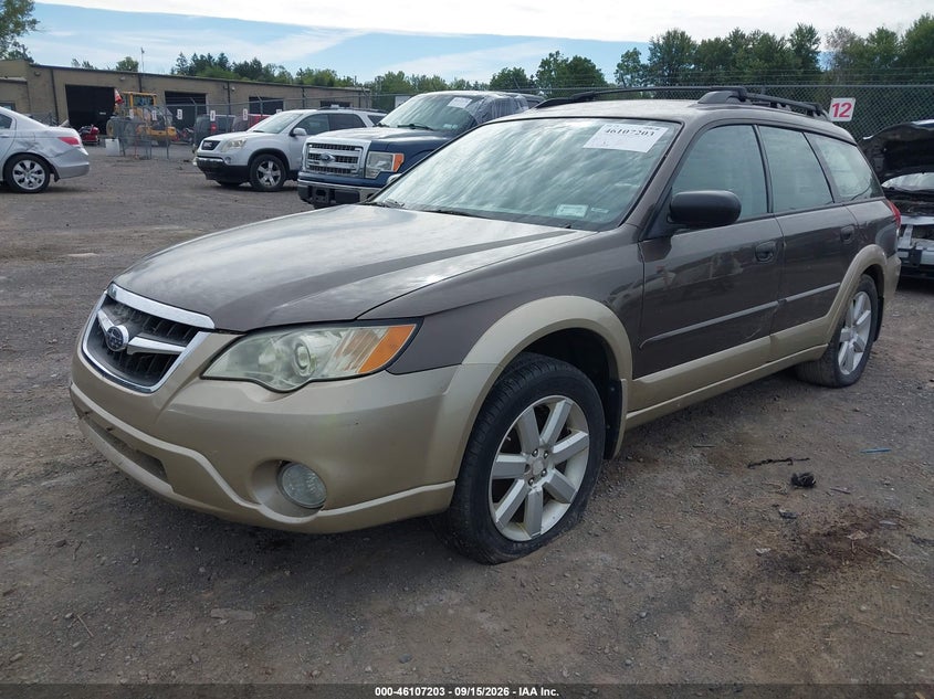 2008 Subaru Outback, Обычный износ, IAAI, VIN 4S4BP61C387344176 — фото 2