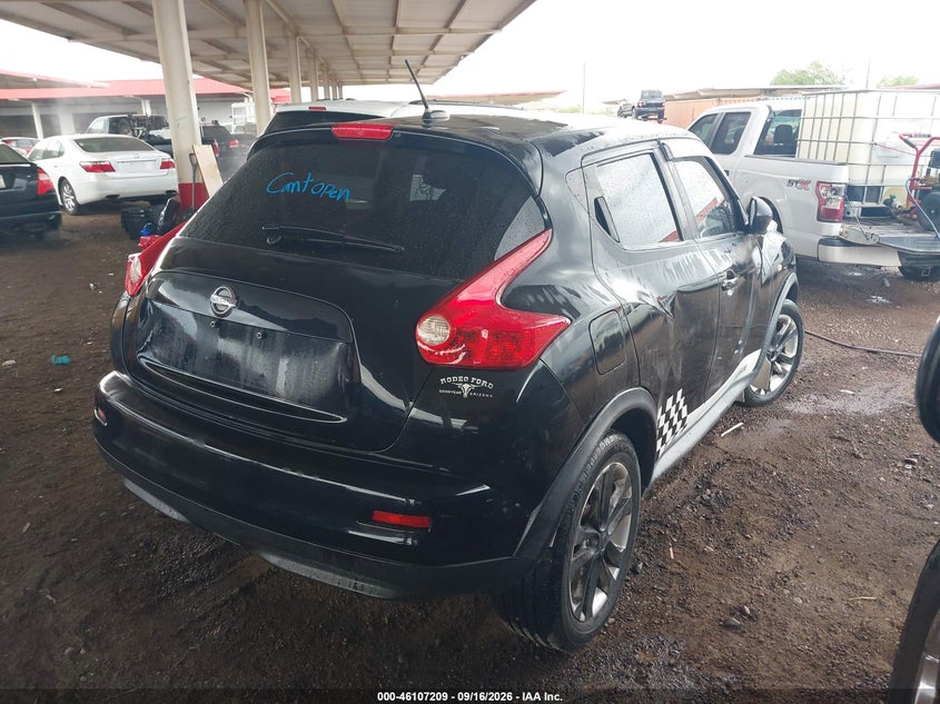 Vin: jn8af5mrxdt206542, lot: 46606925, nissan juke sv 20134