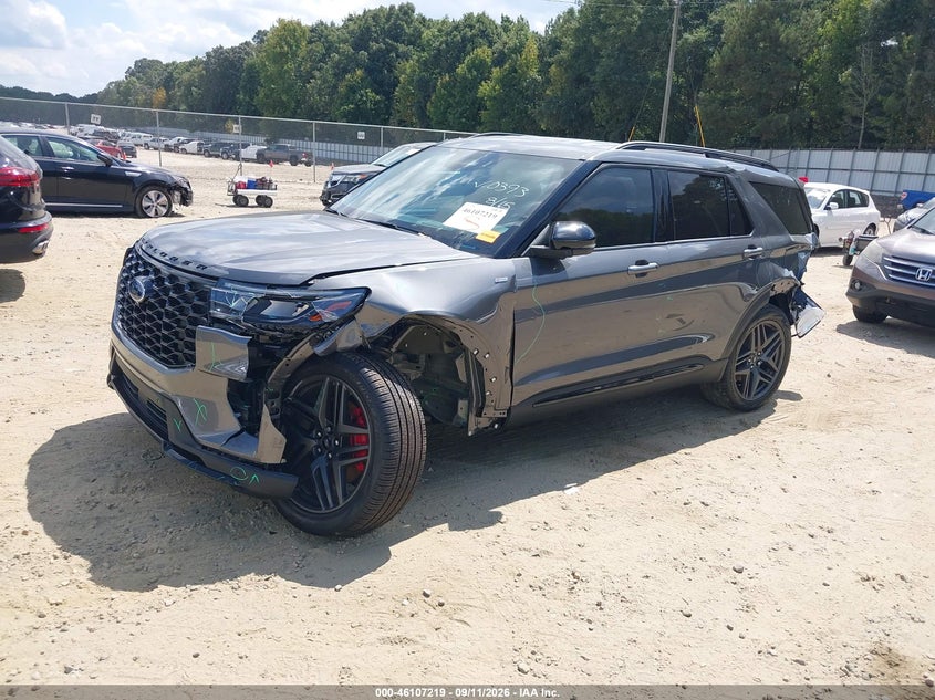 Vin: 1fmuk7kh7sgc20393, lot: 46606935, ford explorer st-line 20252