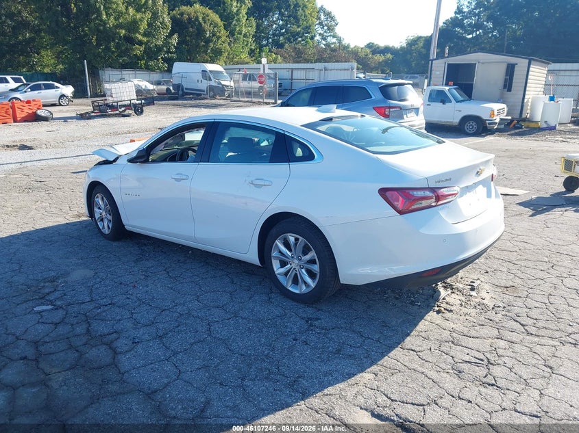 Vin: 1g1zd5st5lf132309, lot: 46606962, chevrolet malibu fwd lt 20203