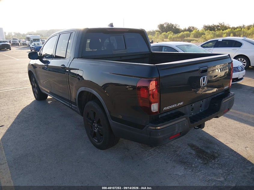 Vin: 5fpyk3f84hb035107, lot: 46606969, honda ridgeline black edition 20173