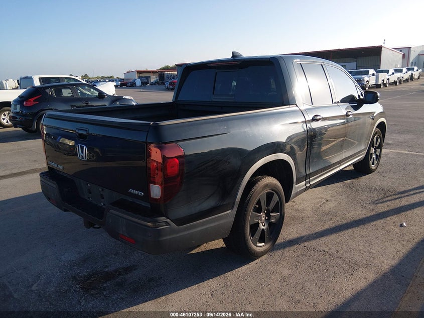 Vin: 5fpyk3f84hb035107, lot: 46606969, honda ridgeline black edition 20174