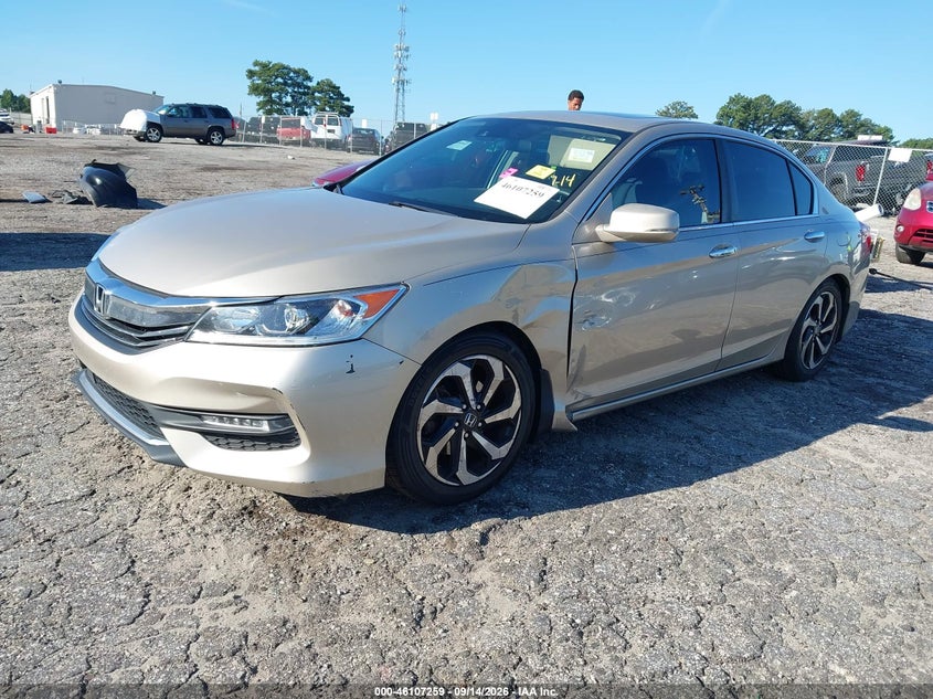 Vin: 1hgcr2f03ga074203, lot: 46606976, honda accord ex 20162