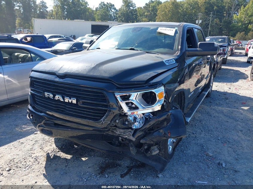 Vin: 1c6srfft2ln378516, lot: 46607010, ram 1500 big horn  4x4 5'7 box 20202