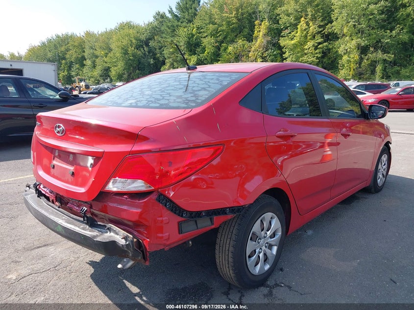 Vin: kmhct4ae5gu027201, lot: 46607012, hyundai accent se 20164