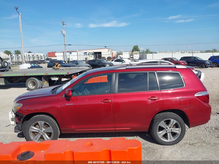 TOYOTA HIGHLANDER 2009 VIN JTEES43A792118538