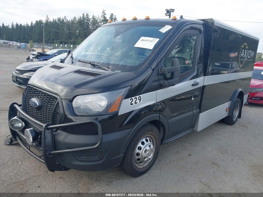 Vin: 1fdru6pg4pkb20234, lot: 46607033, ford transit 20232
