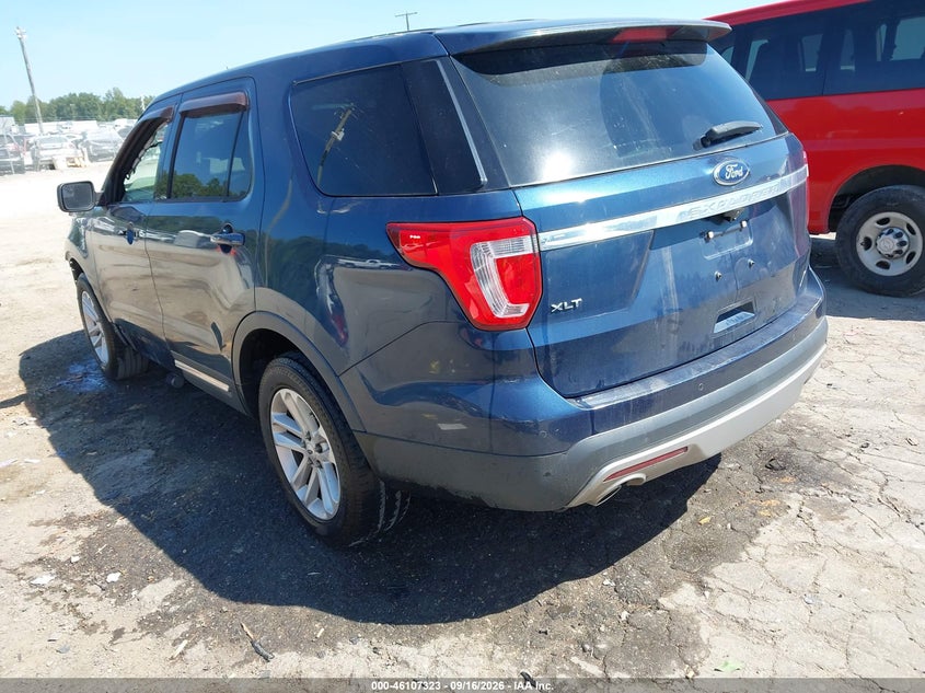 Vin: 1fm5k7d87hgd76699, lot: 46607039, ford explorer xlt 20173