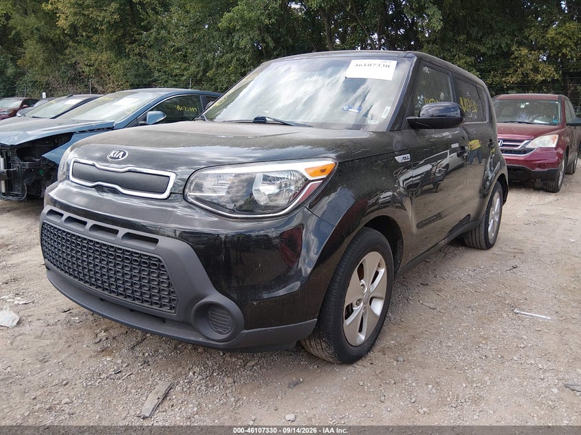Vin: kndjn2a27f7228501, lot: 46607046, kia soul 20152