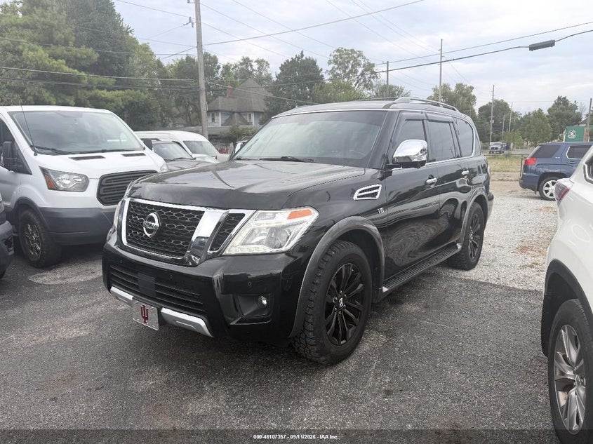 Vin: jn8ay2ne1h9707312, lot: 46607073, nissan armada platinum 20172