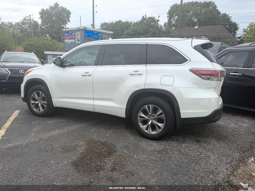 Vin: 5tdjkrfh9e5020381, lot: 46607080, toyota highlander xle v6 20142