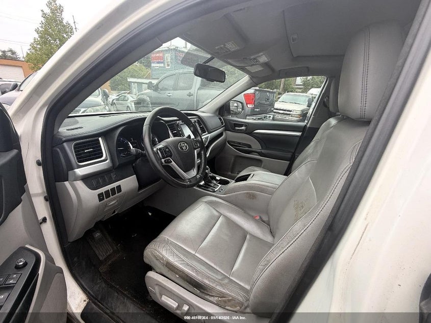 Vin: 5tdjkrfh9e5020381, lot: 46607080, toyota highlander xle v6 20144