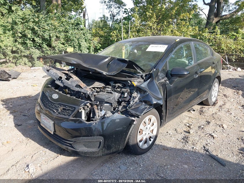 Vin: knadm4a35d6123959, lot: 46607088, kia rio lx 20132